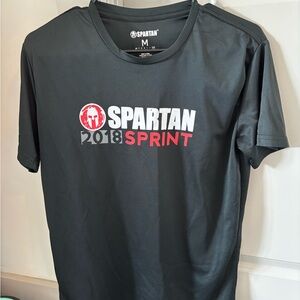 Black Men's Tech Tee - Spartan Sprint 201&
